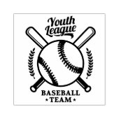 青少年野球チーム ラバースタンプ (インプリント)