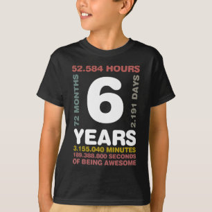 青少年6年72カ月誕生日 Tシャツ