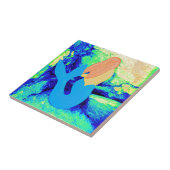 青尾人魚のデザイン タイル (側面)