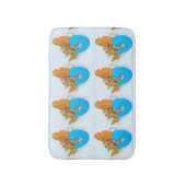 青尾人魚 バスマット (正面縦)