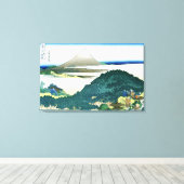 青山円座松,北斎北斎青山から富士山を望む キャンバスプリント (インサイチュ (ウッドフロア))