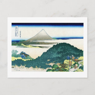 青山円座松,北斎青山・北斎・浮世富士の眺め ポストカード