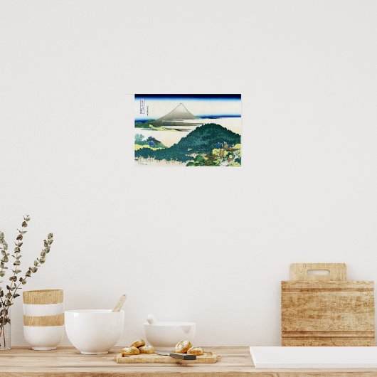 青山円座松, 北斎 ポスター (キッチン)