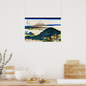 青山北斎1830年の丸松 ポスター (キッチン)