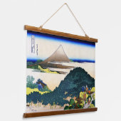 青山北斎1830年の丸松 吊り下げ型タペストリー (傾斜あり)