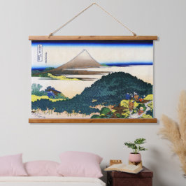 青山北斎1830年の丸松 吊り下げ型タペストリー