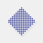 青市松模様にと白 スタンダードカクテルナプキン (角)
