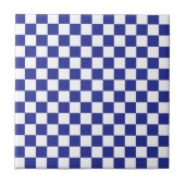 青市松模様にと白 タイル (正面)