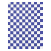 青市松模様にと白 テーブルクロス (正面)