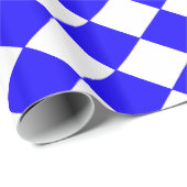 青市松模様に旗 ラッピングペーパー (ロールコーナー)