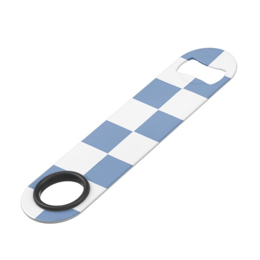 青市松模様に/グレーと白 スピード栓抜き (裏面アングル)