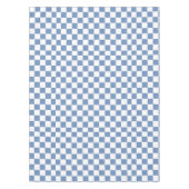 青市松模様に/グレーと白 テーブルクロス (正面)