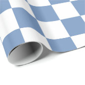 青市松模様に/グレーと白 ラッピングペーパー (ロールコーナー)