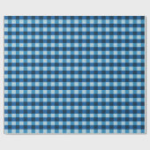 青市松模様に ラッピングペーパー (フラット)