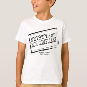 青年おこりっぽく及び不適合なTシャツ Tシャツ