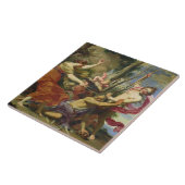 青年および美しいによって克服される時間 タイル (側面)