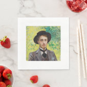 青年のポートレート(by Georges Rochegrosse) スタンダードランチョンナプキン (インサイチュ)