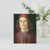 青年のポートレート, c.1480-85 ポストカード (スタンド正面)