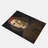 青年のポートレート（Sandro Botticelli著） ドアマット (アングル)