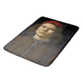 青年のポートレート（Sandro Botticelli著） バスマット (アングル)