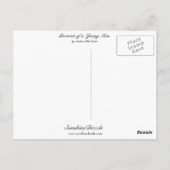 青年の肖像画 ポストカード (裏面)