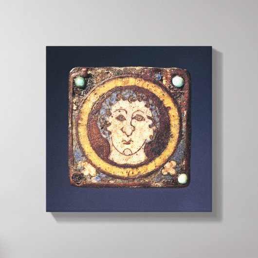 青年の顔を持つ腓骨 キャンバスプリント (正面)