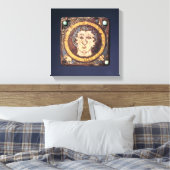 青年の顔を持つ腓骨 キャンバスプリント (インサイチュ (寝室))