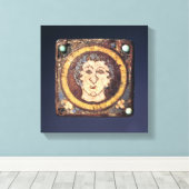 青年の顔を持つ腓骨 キャンバスプリント (インサイチュ (ウッドフロア))