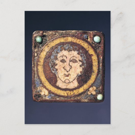 青年の顔を持つ腓骨 ポストカード (正面)