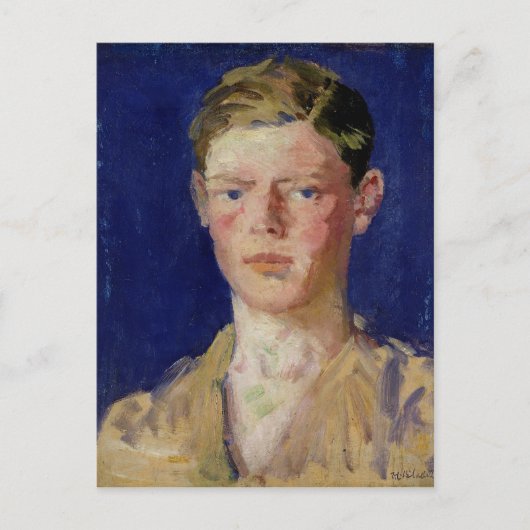 青年の首 ポストカード (正面)