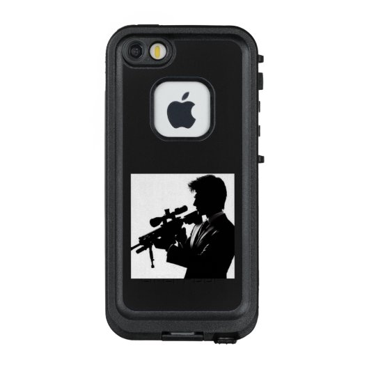 青年スナイパー LifeProof iPhoneケース (裏面)