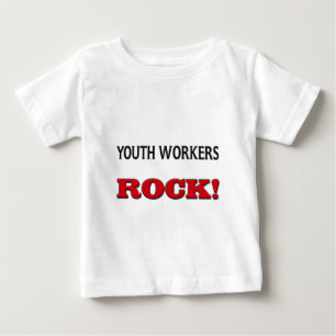 青年労働者の石 ベビーTシャツ