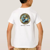 青年及びベビーのTシャツ(さまざまなサイズ及びスタイル) Tシャツ (裏面)