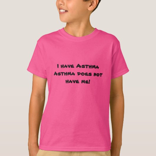 青年喘息の認識度のワイシャツ Tシャツ (正面)