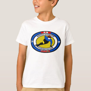 青年性能のティー/Oakvilleのスピードスケート Tシャツ