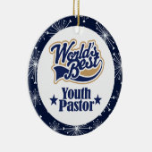 青年牧師のギフトのオーナメント セラミックオーナメント (右)
