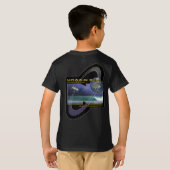 青年短い袖のTシャツ Tシャツ (裏面フル)