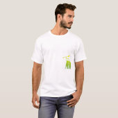 青年起業家の賃金の1時間を支払って下さい Tシャツ (正面フル)