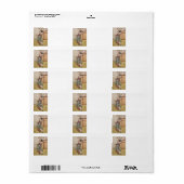 青年遊笛 ラベル (フルシート)