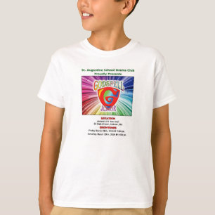 青年"Godspell Jr."の記念品のTシャツ Tシャツ