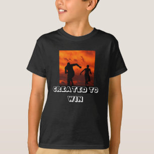 青年Tシャツに勝つために作成される Tシャツ