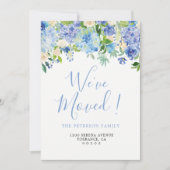 青引っ越しました | アナウンスカードの移動 案内状 (正面)