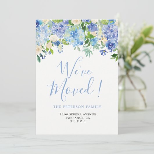 青引っ越しました | アナウンスカードの移動 案内状 (スタンド正面)