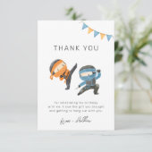 青忍者パーティーサンキューカード サンキューカード (スタンド正面)