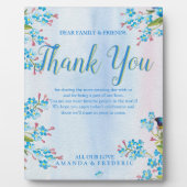 青忘れい感謝してい人 フォトプラーク (正面)