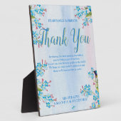 青忘れい感謝してい人 フォトプラーク (側面)