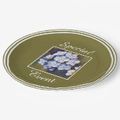 青忘れい目ではない花 ペーパープレート (アングル)