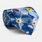 青忘れい花ではなく散らばる ネクタイ (ロール)