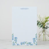 青忘れいMeノート名モノグラムの追加 便箋 (スタンド正面)