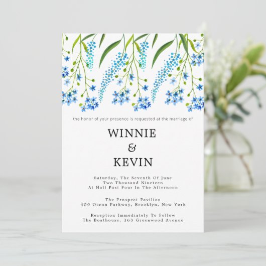 青忘れの鼻結婚の 招待状 (スタンド正面)